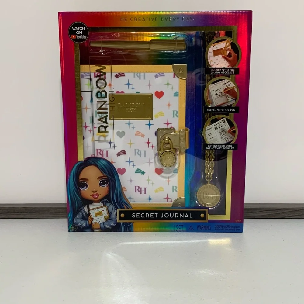 Rainbow High Secret Journal Set-New